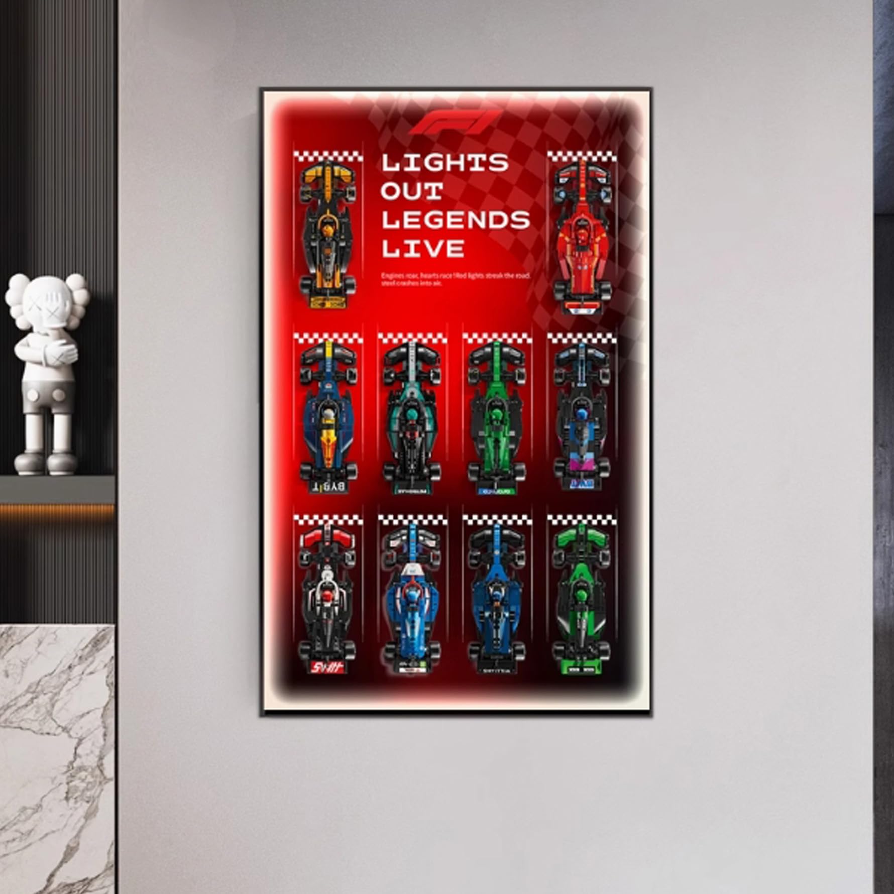 Amazon.co.jp: レゴ77242-77252 F1レーシング用ディスプレイウォール